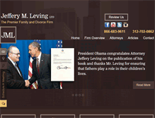Tablet Screenshot of jmlevinglawltd.com